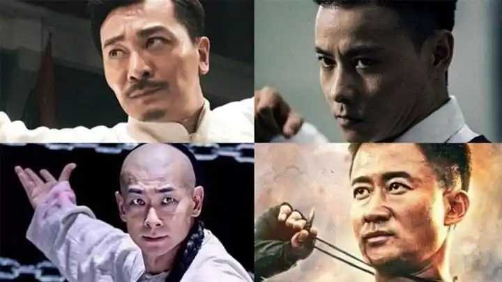 武打明星经典动作戏:吴樾,赵文卓中国功夫,吴京,张晋近身肉搏