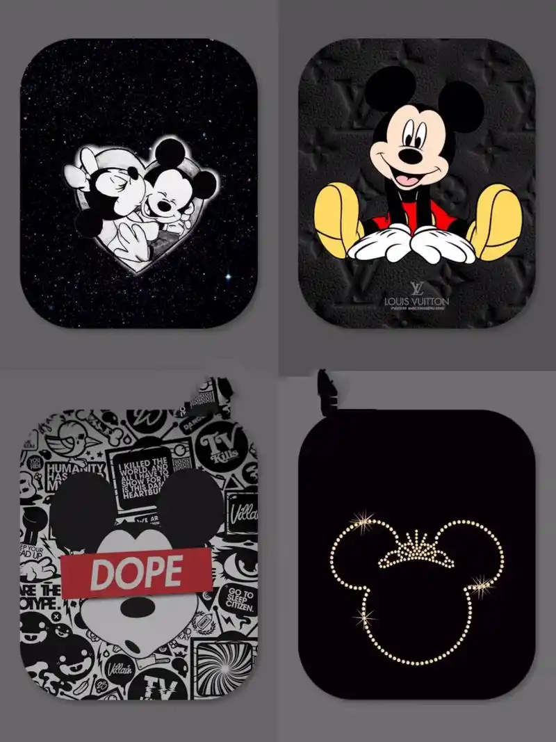 iwatch壁纸分享|酷黑的米奇大牌表盘系列 今天是酷黑的  苹果手表壁纸