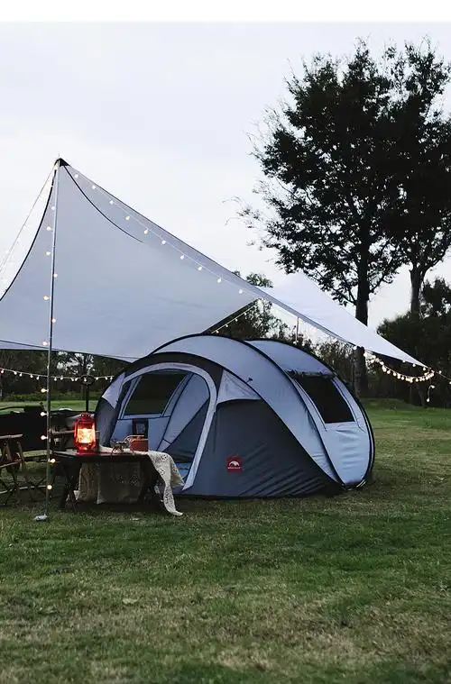 户外露营帐篷氛围灯led照明灯练摊生日会派对装饰usb充电宝小灯串 暖