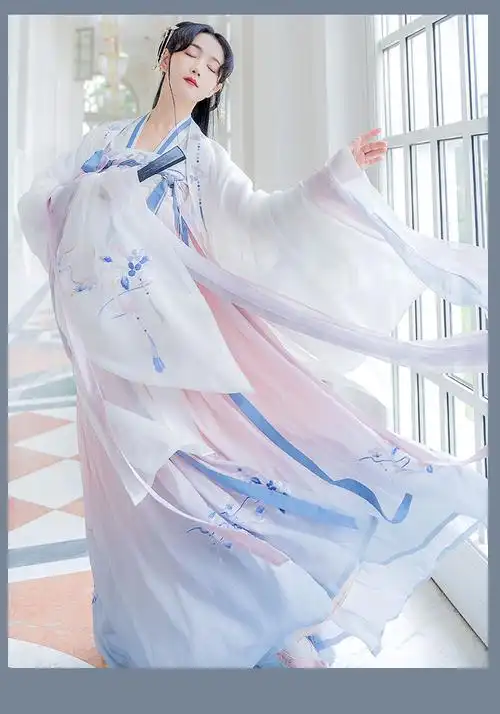 【新款汉服女】新款春夏季汉服女仙女裙女学生古风古装衣服长款大袖衫