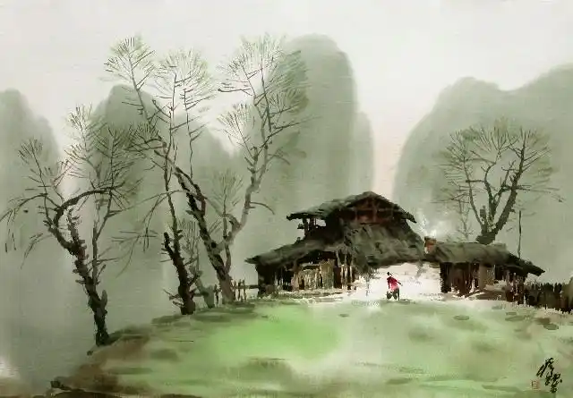 蒋跃先生水彩画作品欣赏