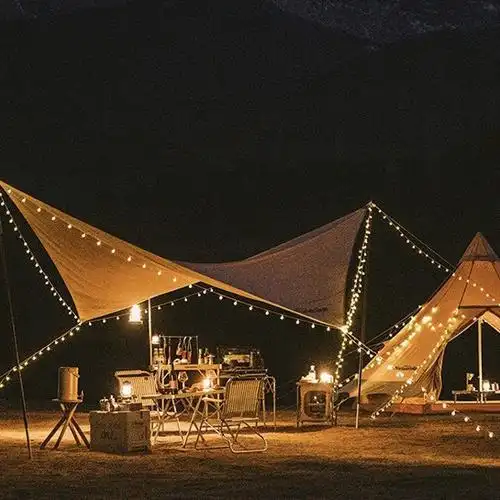 户外露营氛围灯usb摆摊野营装饰布置生日天幕帐篷灯串灯带led彩灯